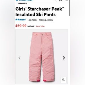 Columbia Starchaser Peak Snow Pants